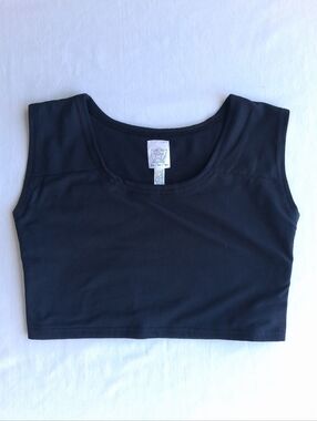 Your Open Closet Chest binder Black Half  Size L